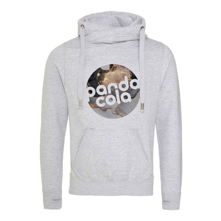 Sweat shirt col montant à capuche unisexe personnalisable en coton 330 gr/m² | JUST HOODS® AWDis - Ari | pandacolach