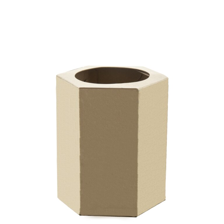 Pot à crayon personnalisable en papier kraft - Stocki | pandacola - 1