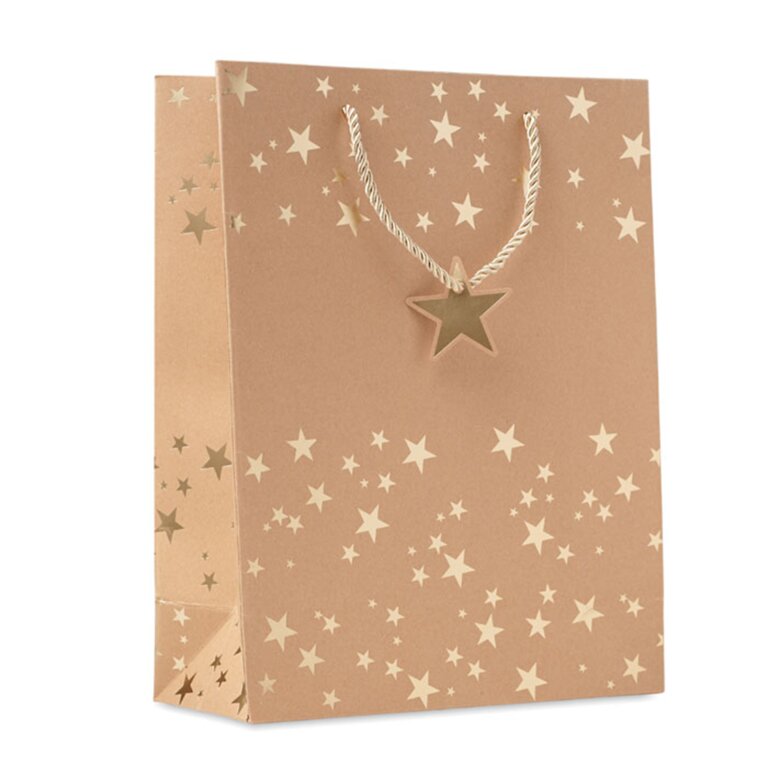 Sac cadeau personnalisé de Noël avec motifs 250 gr/m² - Meritai | pandacolach