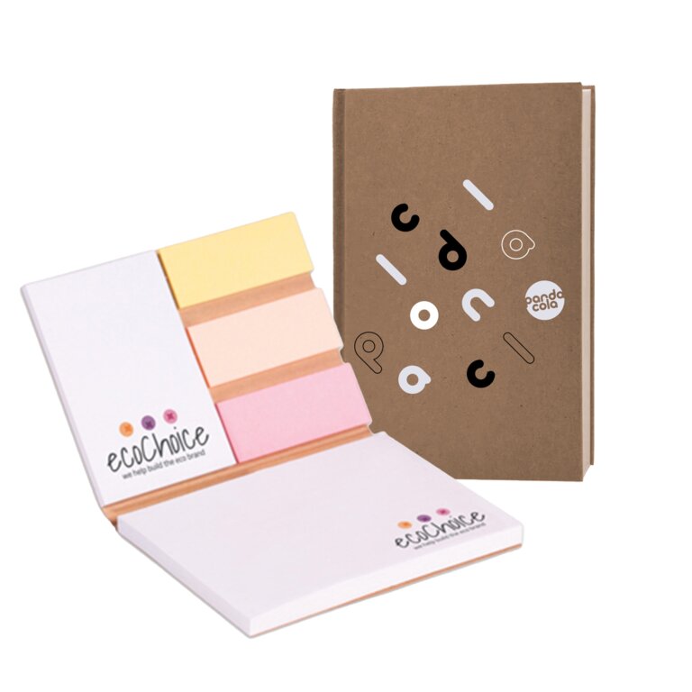Bloc note personnalisable avec couverture souple recyclé - Réni | pandacolach