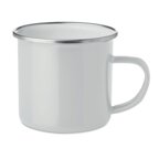 Mug personnalisable métal vintage en émail 350 mL - Plateado | pandacola - thumb