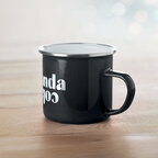 Mug personnalisable métal vintage en émail 350 mL - Plateado | pandacolach - thumb - 1