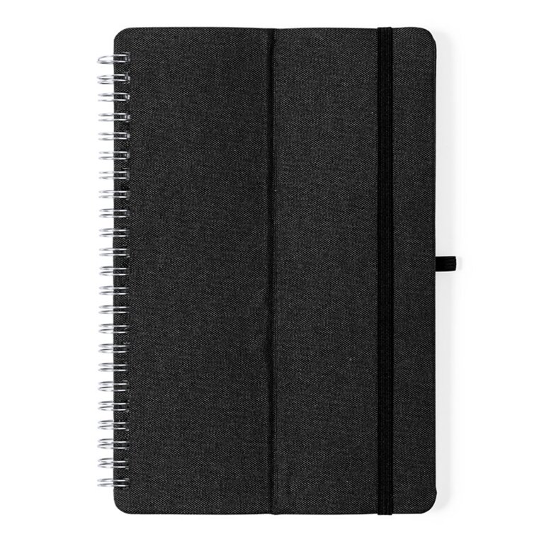 Carnet personnalisable A5 140 pages lignées en rPET avec support - Valan | pandacolach