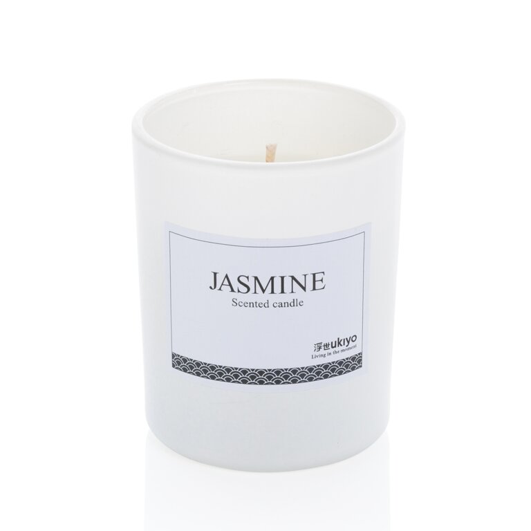 Bougie parfumée au Jasmin personnalisable - Olis | pandacolach - 1
