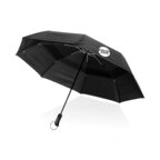 Parapluie tempête personnalisable 27" en polyester recyclé | SWISS PEAK AWARE - Tundy Storm | pandacola - thumb - 3