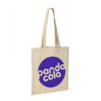 Tote bag rayé personnalisable coton/polyester 180 gr/m² - Rayos | pandacolach - thumb - 1