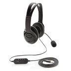Casque audio filaire personnalisable avec contrôle du volume et câble de 2m - Indore | pandacolach - thumb - 2