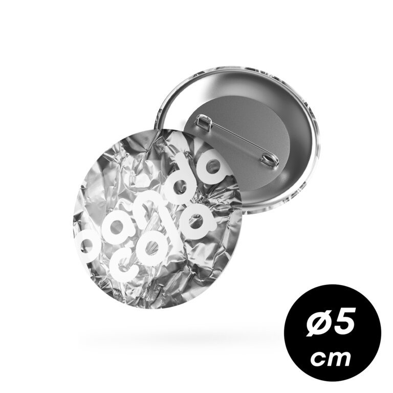 Badge personnalisé rond Ø5 cm - Paty | pandacolach