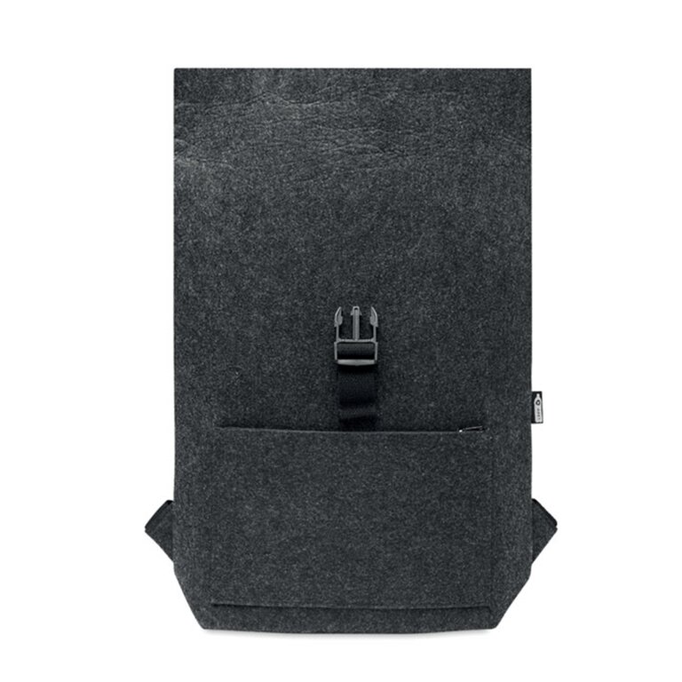 Sac à dos pour ordinateur personnalisé en feutre rPET - Klassi | pandacolach - 2