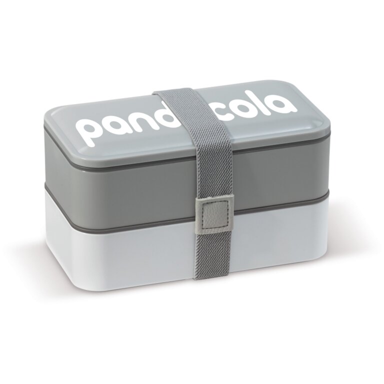 Lunch box personnalisable composée de plusieurs compartiments avec couverts - Bento | pandacolach