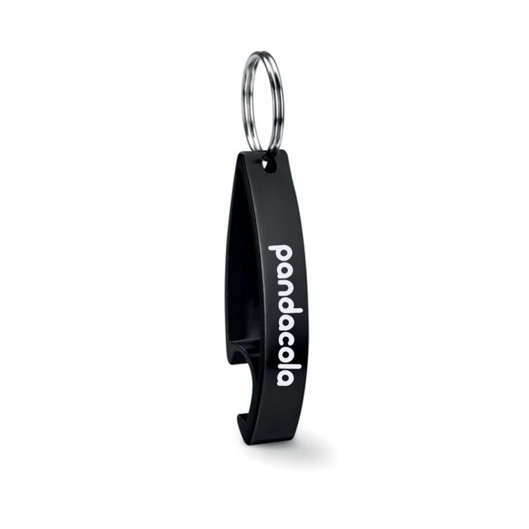 Porte-clés décapsuleur publicitaire en aluminium - Colour Twices | pandacolach