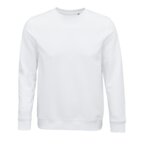 Sweat shirt publicitaire unisexe blanc en coton bio 280 gr/m² - Comet | pandacola - thumb