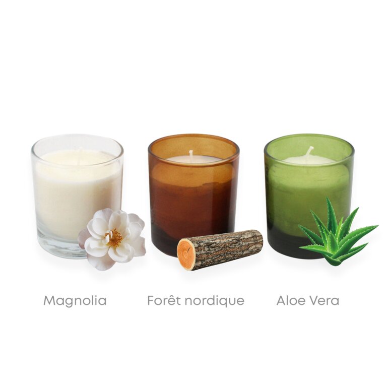 Bougie personnalisable en cire végétale made in Europe - Bigoudy | pandacolach - 2