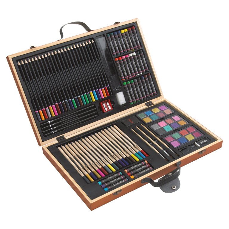 Malette de coloriage personnalisable 88 pièces - Artiste | pandacola