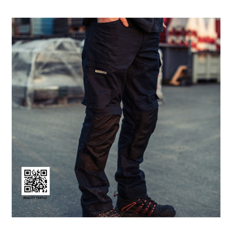 Pantalon de travail personnalisé multipoches en coton 275 gr/m² | HEROCK® - Vienne | pandacola - 1