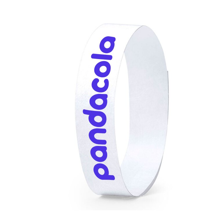 Bracelet Tyvek personnalisable en quadrichromie 19 mm - Famous | pandacola