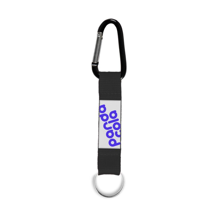Porte clés mousqueton publicitaire en PVC - Ponalu | pandacolach
