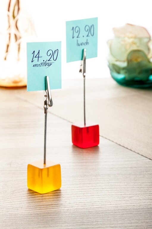 Mémo clip personnalisé en plastique avec clip en métal - Compton | pandacolach - 3