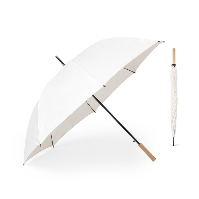 Parapluie personnalisé 8 panneaux ⌀130 cm poigée droite - Pauli | pandacola