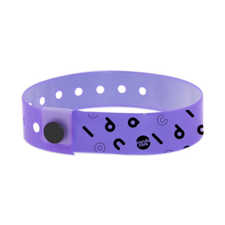 Bracelet vinyle personnalisable translucide - Privilege | pandacolach