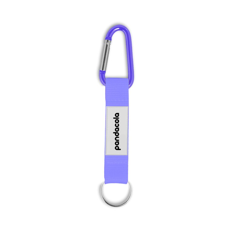 Porte clés mousqueton publicitaire en PVC - Ponalu pantone | pandacolach
