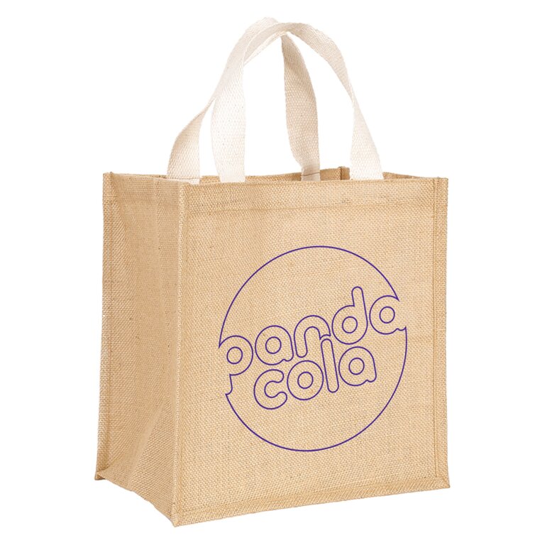 Sac en jute personnalisable avec anses en coton - East | pandacolach