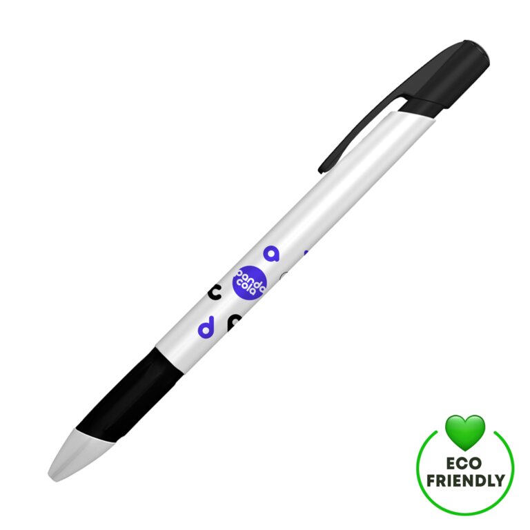 Stylo en plastique recyclé avec Grip BIC® - Media Clic Ecolutions | pandacolach