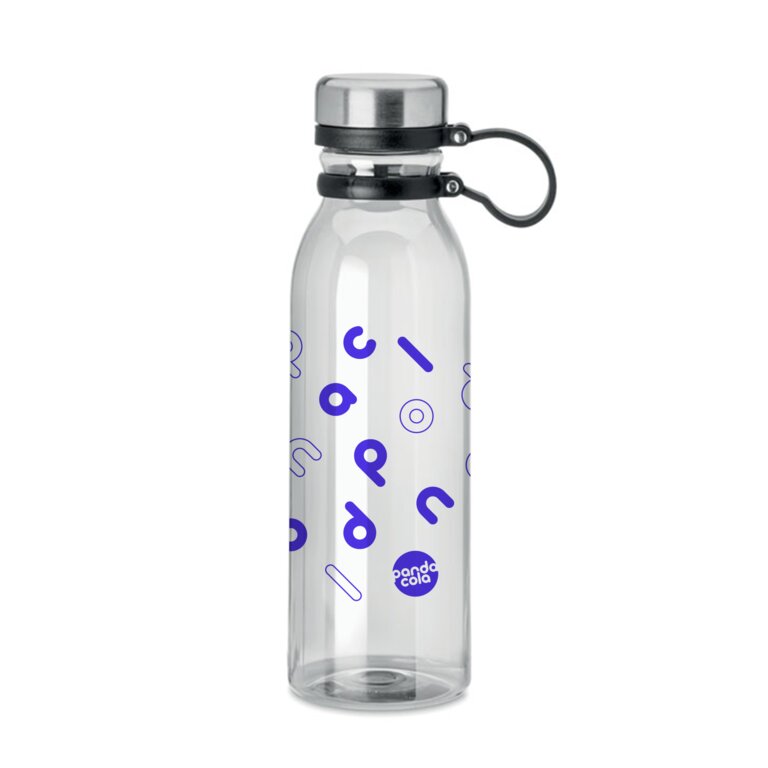 Gourde personnalisable en rPET avec couvercle en acier et poignée 780 ml - Rep | pandacolach