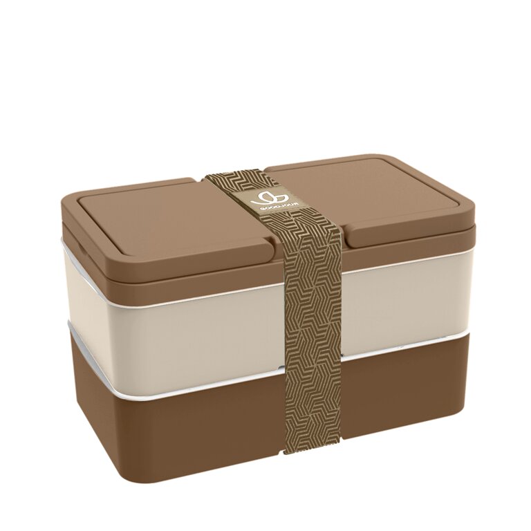 Lunch box personnalisable Made in France 2 compartiments | Goodjour - Fazy | pandacola - 1