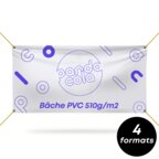 Banderole promotionnelle pro en PVC 510 gr/m² avec quadrichromie recto différentes tailles - Erbil rectangle | pandacola - thumb - 1