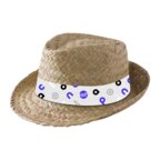 Chapeau de paille personnalisable mixte bandeau en sublimation - Zelio subli | pandacolach - thumb - 1
