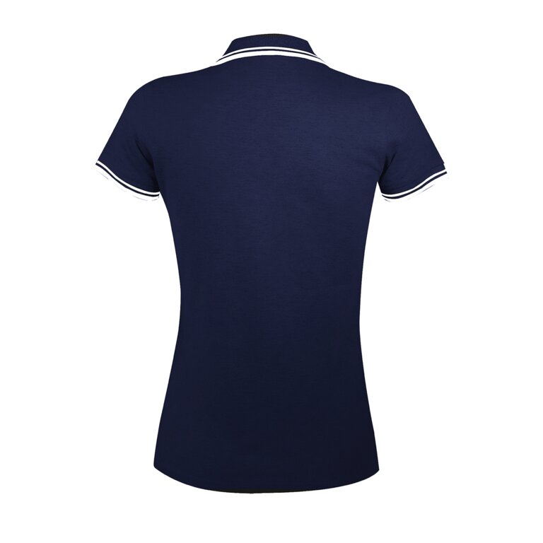 Polo Femme personnalisé bicolore en coton 200 gr/m² - Pasadena Couleur | pandacolach - 1