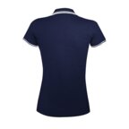 Polo Femme personnalisé bicolore en coton 200 gr/m² - Pasadena Couleur | pandacolach - thumb - 1