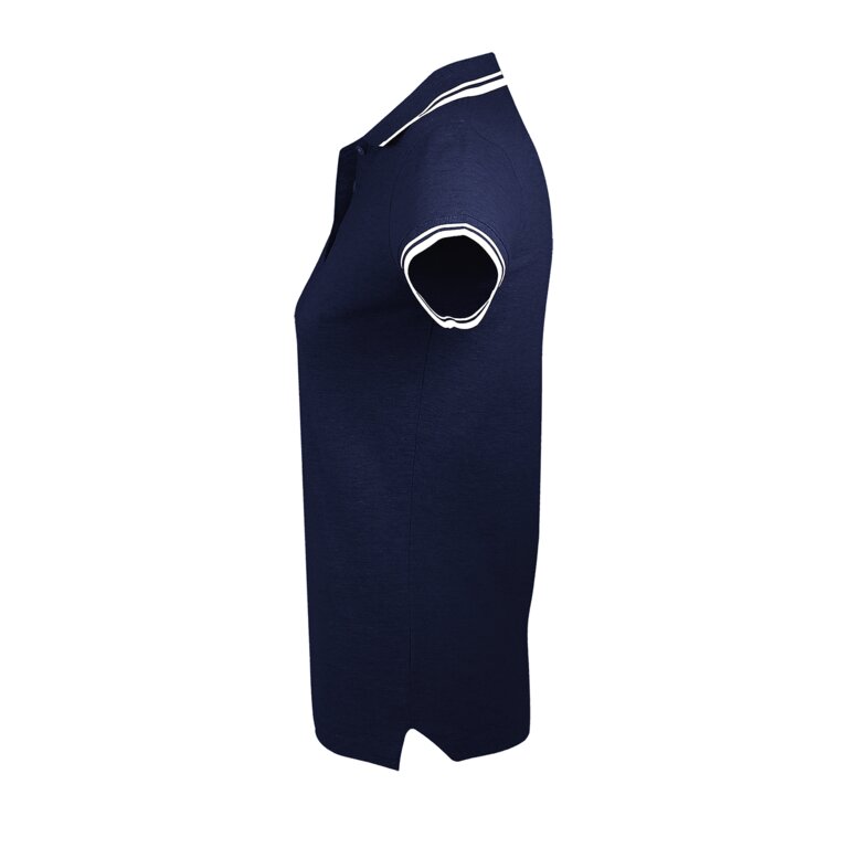 Polo Femme personnalisé bicolore en coton 200 gr/m² - Pasadena Couleur | pandacolach - 2