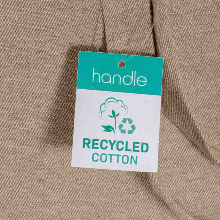 Sac personnalisable en coton recyclé avec soufflet 280 gr/m² - Ranpli | pandacola - 3