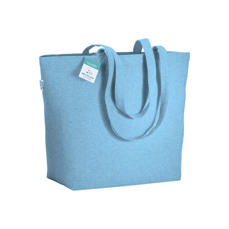 Sac personnalisable en coton recyclé avec soufflet 280 gr/m² - Ranpli | pandacola
