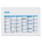 Calendrier bancaire 2026 rembordé personnalisable r/v épais - Dili | pandacola - thumb