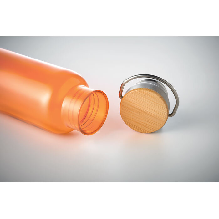 Bouteille publicitaire transparente en tritan et bambou 800 ml - Helsinki Basic | pandacola - 3