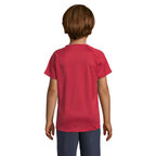 Tee-shirt respirant personnalisable de sport couleur enfant en mesh polyester 140 gr/m² - Sporty | pandacola - thumb - 1