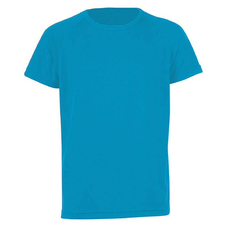 Tee-shirt respirant personnalisable de sport couleur enfant en mesh polyester 140 gr/m² - Sporty | pandacolach