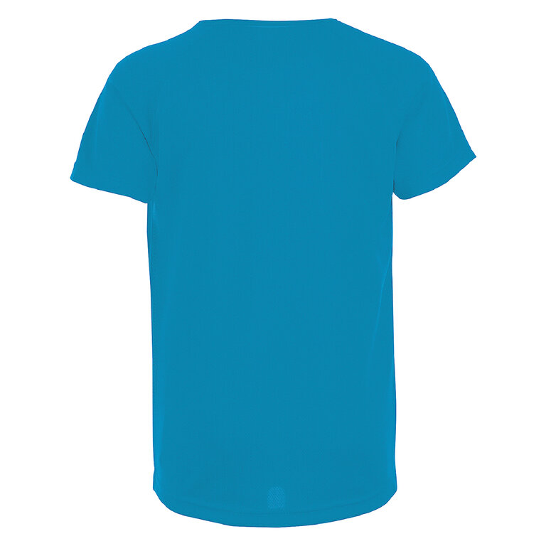 Tee-shirt respirant personnalisable de sport couleur enfant en mesh polyester 140 gr/m² - Sporty | pandacolach - 1