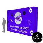 Stand parapluie personnalisé droit en tissu polyester 235 gr/m² différentes tailles - Bakuk | pandacolach - thumb - 1