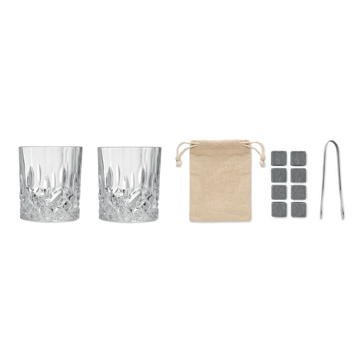 Verre à whisky promotionnel de 300 ml avec boîte en bambou - Iver | pandacola - 2