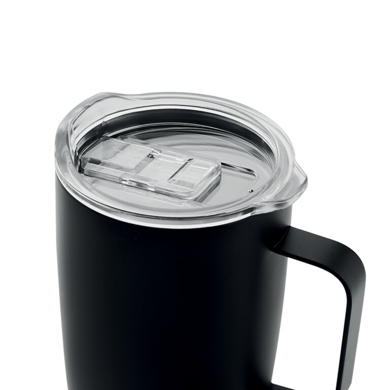 Mug personnalisé double paroi en acier avec base en liège 300 ml - Coulice | pandacolach - 3