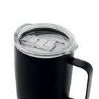 Mug personnalisé double paroi en acier avec base en liège 300 ml - Coulice | pandacola - thumb - 3