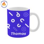 Mug personnalisable avec votre prénom d'une capacité de 300 ml en sublimation  - Oslo | pandacolach - thumb - 2