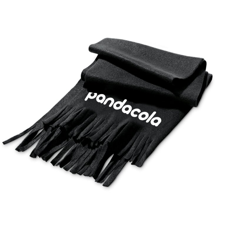Echarpe polaire personnalisée 200 gr/m² en laine avec bandes aux extrémités - Fwa | pandacolach
