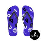 Tongs de plage personnalisable en sublimation 3 tailles - Soubla | pandacolach - thumb - 2