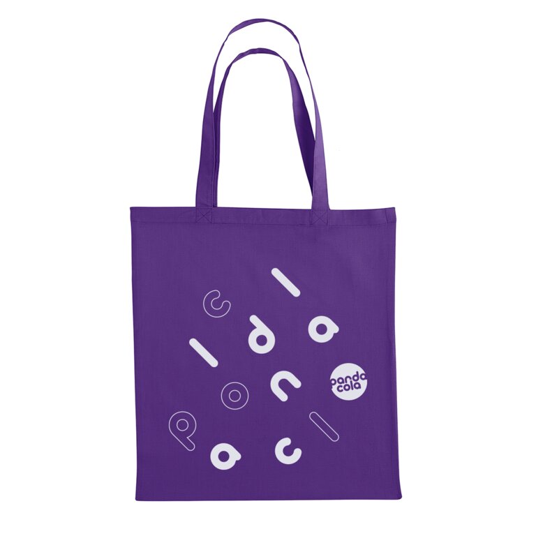 Tote bag coloré en coton - De 110 à 220g/m² - 38 x 42 cm- Andrea color | pandacola