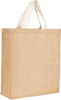 Sac shopping promotionnel jute avec anses en coton - Panu | pandacola - thumb